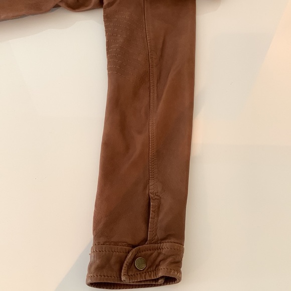 Cole Haan vintage-leather bomber, fully-lined. ✨LIKE NEW✨ - Picture 9 of 12